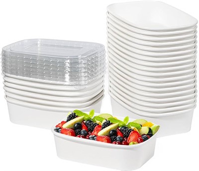 Valge 16 oz ühekordselt kasutatavad kausid