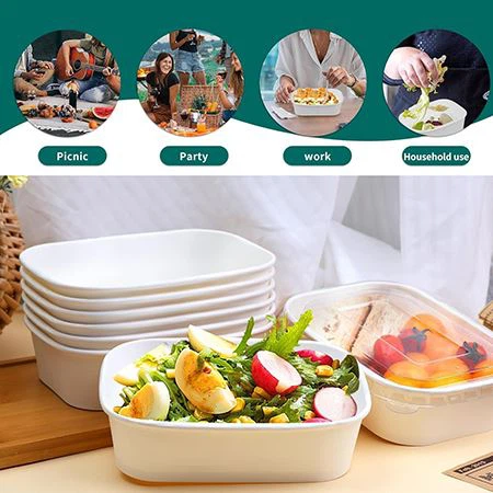 White 16 Oz Disposable Bowls